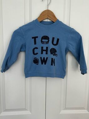 Sweet Honey 3T crewneck blue sweatshirt touchdown, football